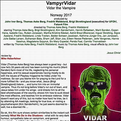 Vidar the Vampire- Review